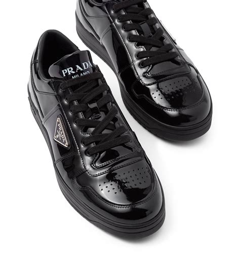 prada downtown patent sneakers